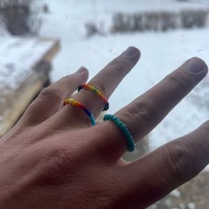 Beaded Rings - Lot of 3!